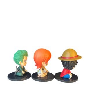 Figura Coleccionable X6 Personajes Sentados One Piece Niños - Imagen 5