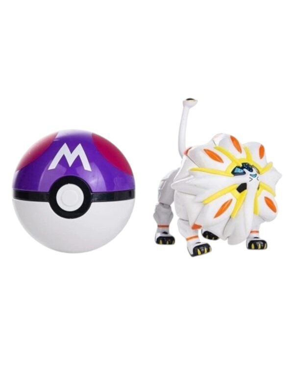 Figura Articulable Solgaleo 8cm + Pokebola Pokémon - Imagen 3