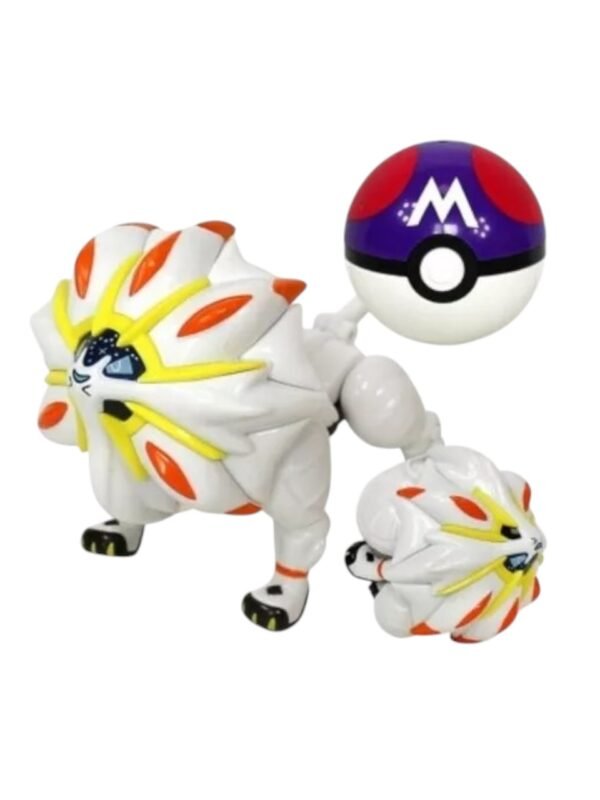 Figura Articulable Solgaleo 8cm + Pokebola Pokémon - Imagen 2