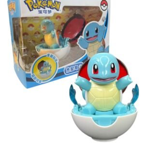 Figura Articulable Squirtle Dentro De Pokebola 10cm Pokemon
