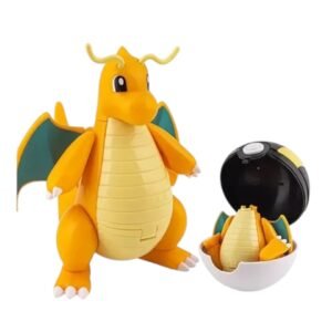 Figura Articulable Dragonite Dentro De Pokebola 9 Cm Pokemon - Imagen 2