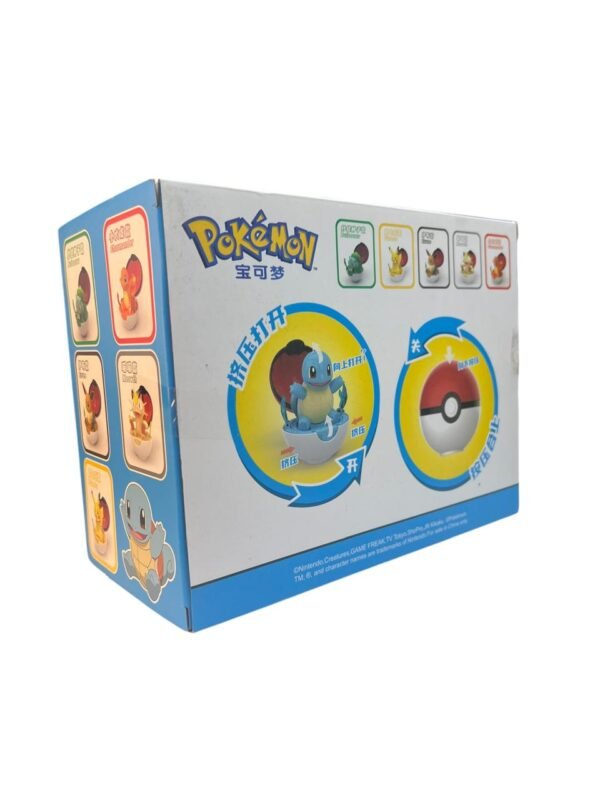 Figura Articulable Squirtle Dentro De Pokebola 10cm Pokemon - Imagen 5