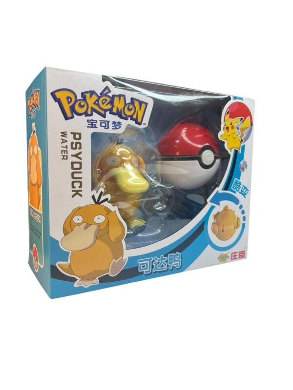 Figura Articulable Psyduck 11cm + Pokebola Pokémon - Imagen 4