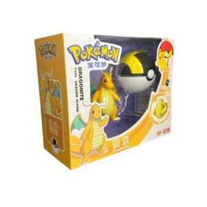 Figura Articulable Dragonite Dentro De Pokebola 9 Cm Pokemon - Imagen 5
