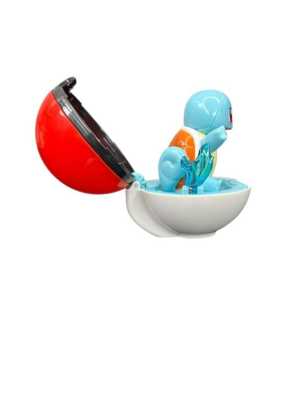 Figura Articulable Squirtle Dentro De Pokebola 10cm Pokemon - Imagen 3