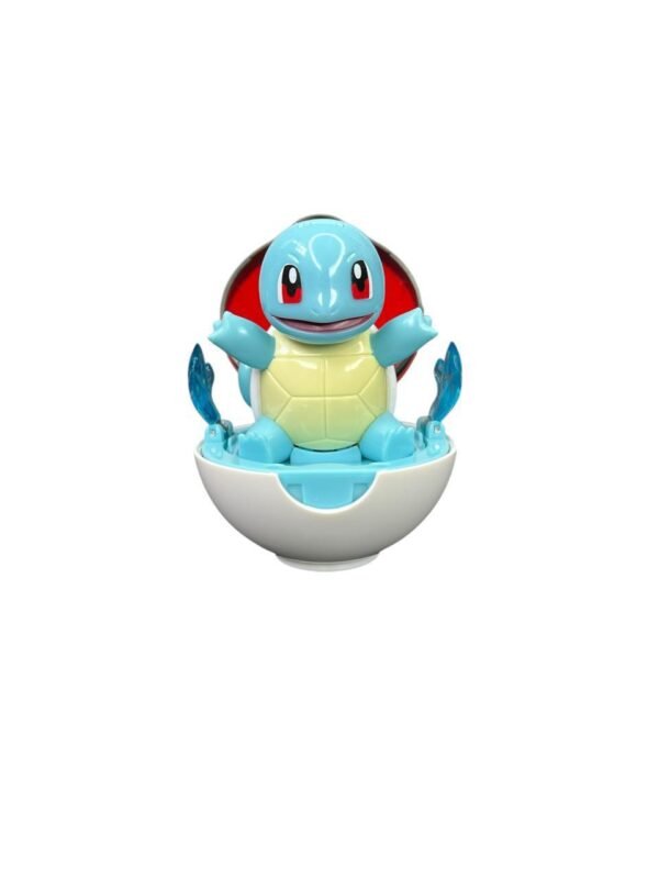 Figura Articulable Squirtle Dentro De Pokebola 10cm Pokemon - Imagen 2
