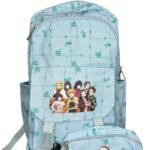 Maleta Demon Slayer Azul Claro con cartuchera