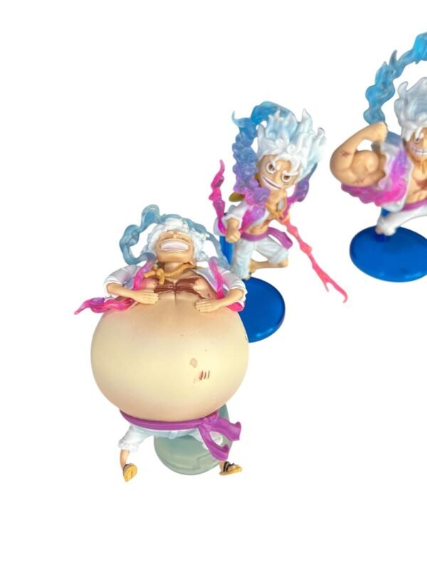 Figuras Coleccionables X5 Transformaciones Luffy Gear 5 - Imagen 6