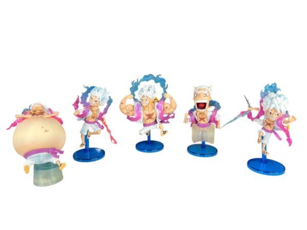 Figuras Coleccionables X5 Transformaciones Luffy Gear 5