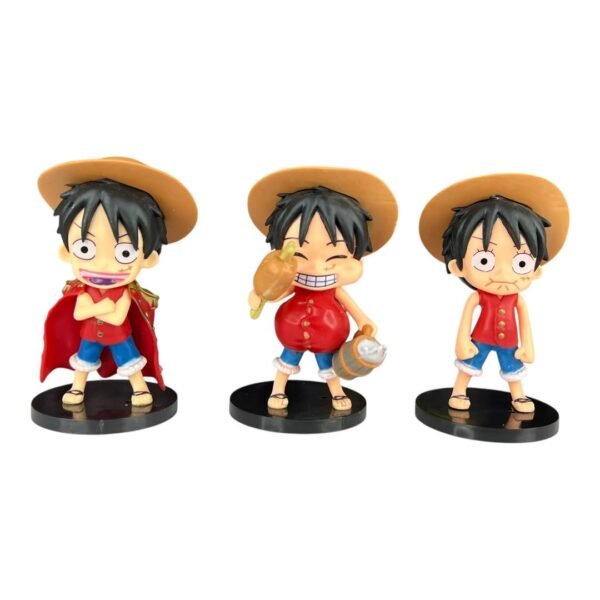 Figuras Coleccionables X3 Luffy Gordo 10,5cm One Piece