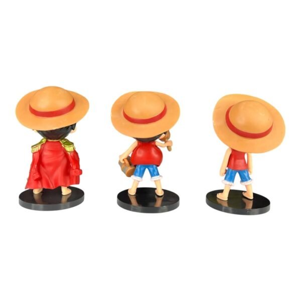 Figuras Coleccionables X3 Luffy Gordo 10,5cm One Piece - Imagen 3