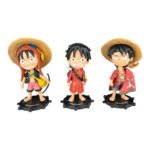 Figuras Coleccionables X3 D Monkey Luffy 10,5cm One Piece