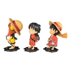 Figuras Coleccionables X3 D Monkey Luffy 10,5cm One Piece - Imagen 2