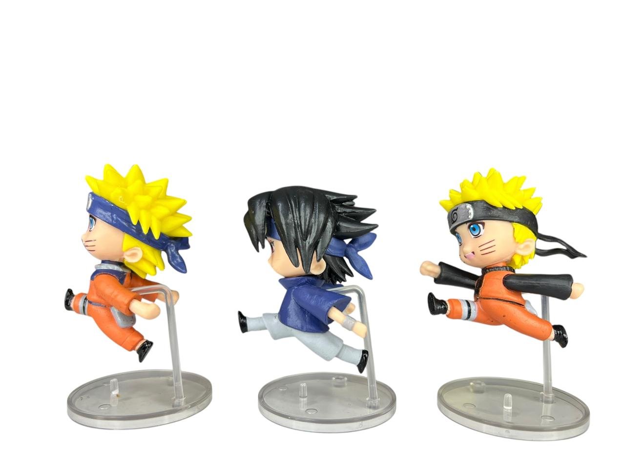 Figuras Coleccionables X6 Personajes Naruto Corriendo 6cm - Imagen 2