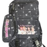 Maleta Semi Impermeable Con Cartuchera Black Pink 1.0