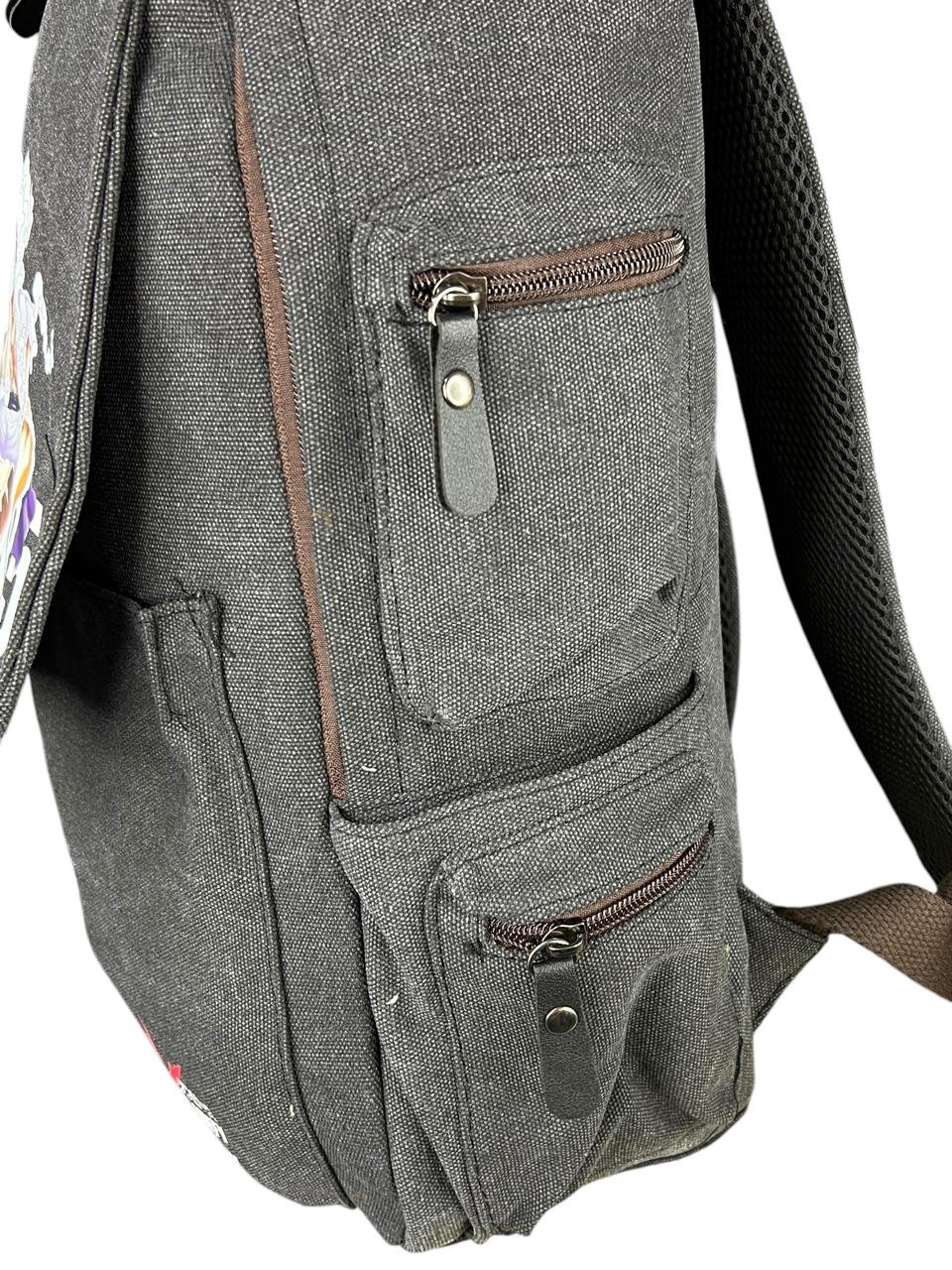 Maleta Lona Gris Luffy Sentado Gear 5 One Piece - Imagen 4