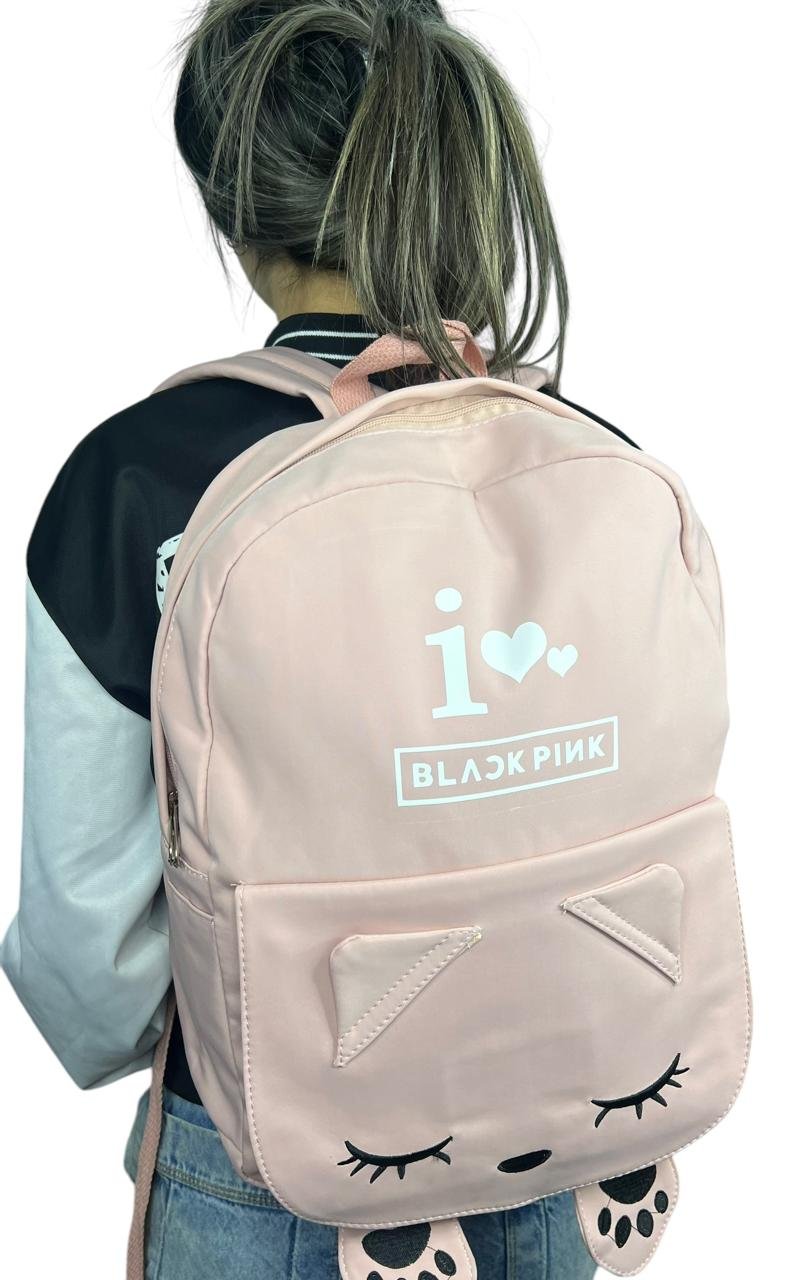 Maleta Gato Rosado Black Pink - Imagen 4