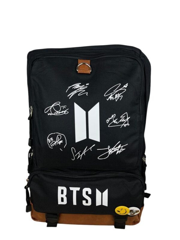 Maleta Negra Firmas Cantantes Bts