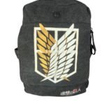 Maleta Negra Hoja Dorada-Blanca Shingekiy Attack On Titan
