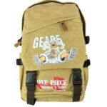 Maleta Lona Marron Luffy Riendo One Piece