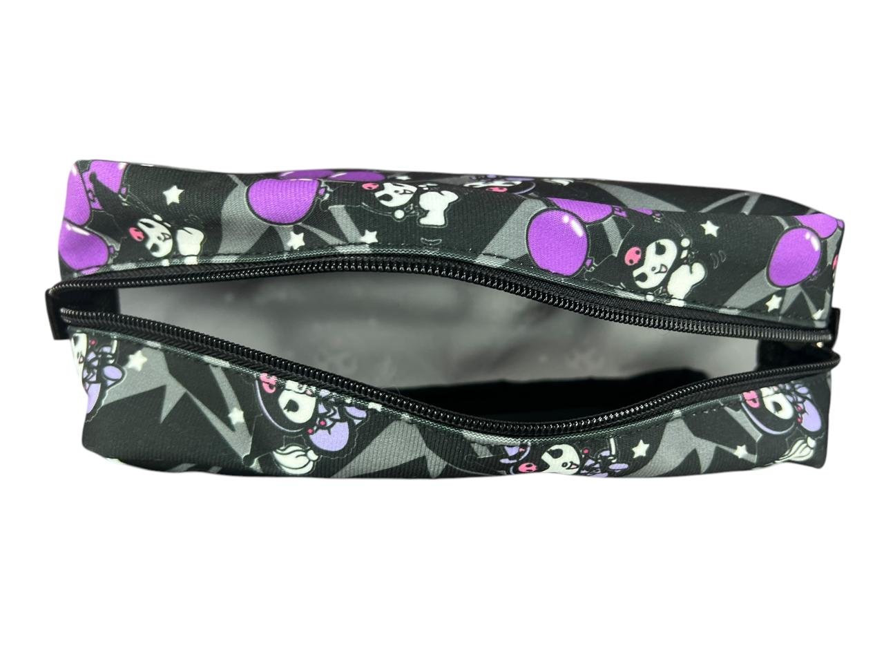 Cartuchera Estampada Negro Kuromi Globo - Imagen 3