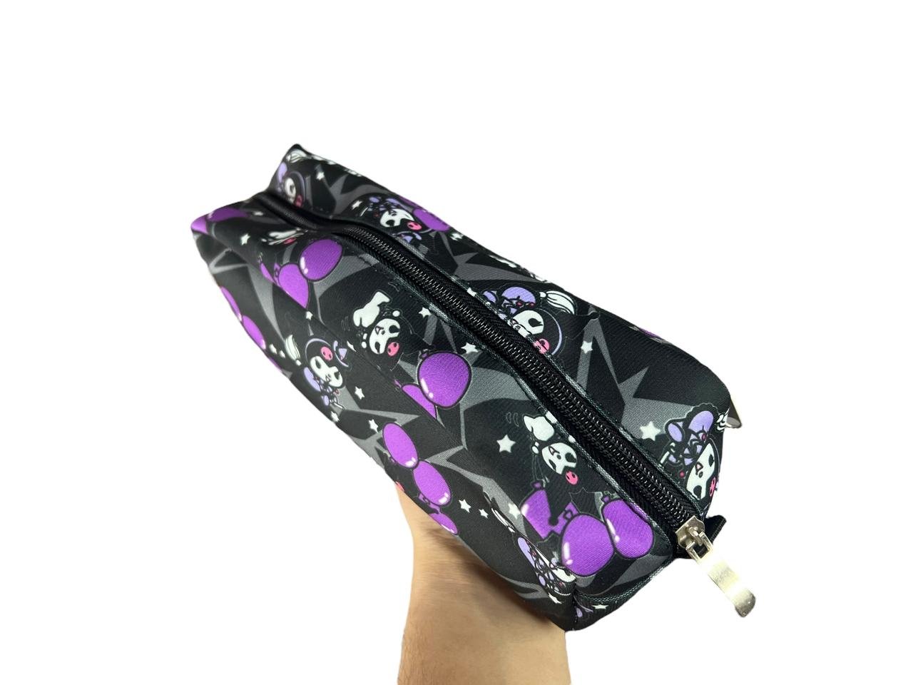 Cartuchera Estampada Negro Kuromi Globo - Imagen 4