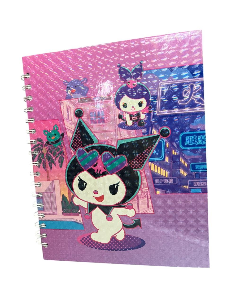 Cuaderno Argollado Kuromi Caminando Sanrio - Imagen 3