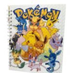 Cuaderno Argollado Personaje Kwaii Pokemon