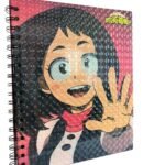 Cuaderno Argollado Cara Uraraka Ochako My Hero Academy