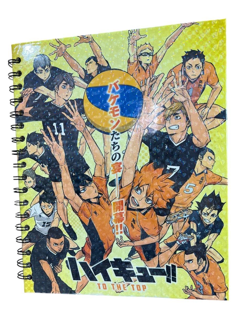 Cuadernos Argollados Haikyuu
