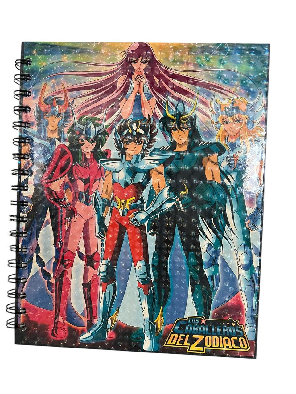 Cuadernos Argollados Caballeros Del Zodiaco