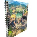 Cuaderno Argollado Personajes Dr Stone