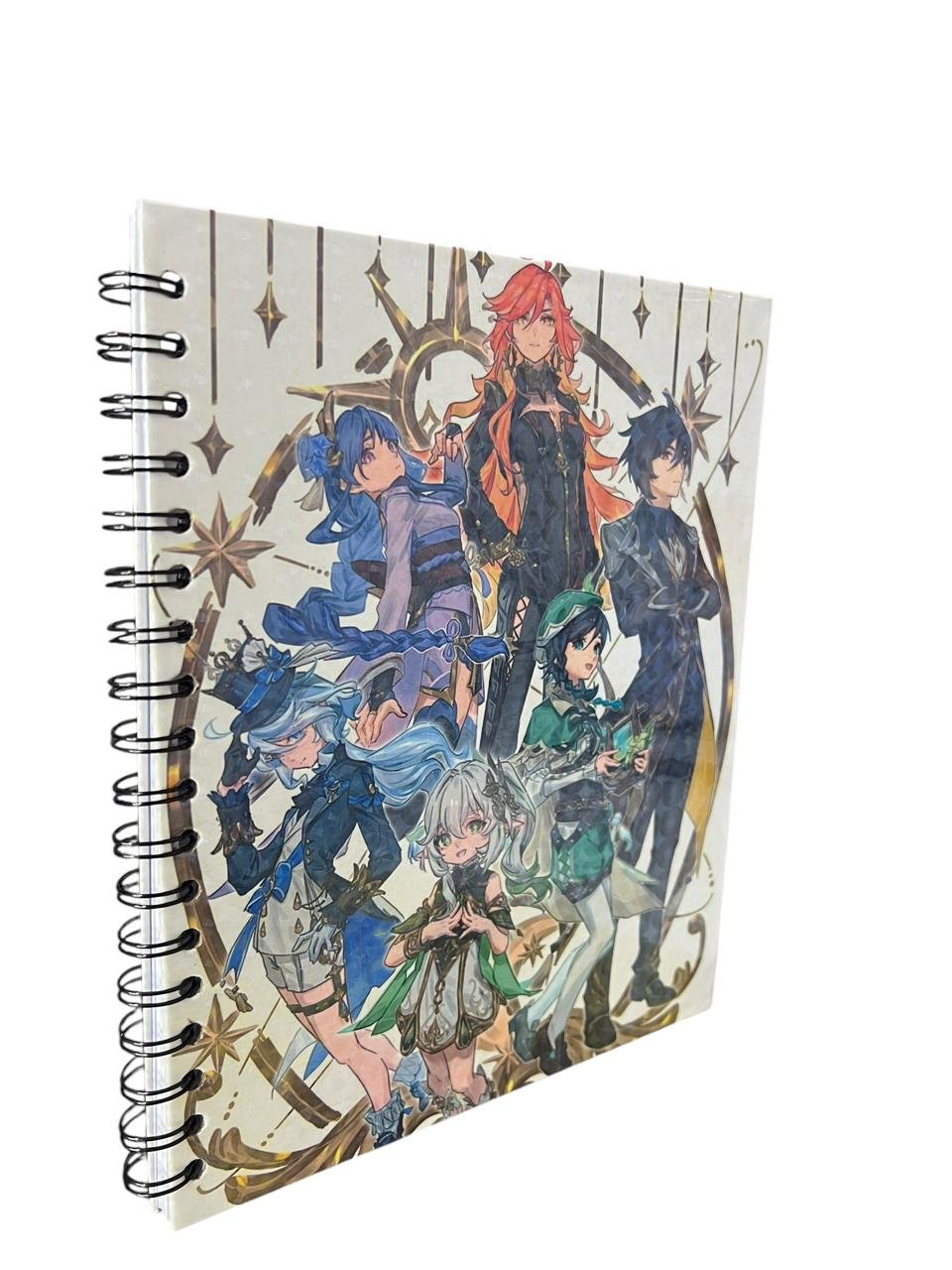 Cuaderno Argollado Personajes Genshin Impact