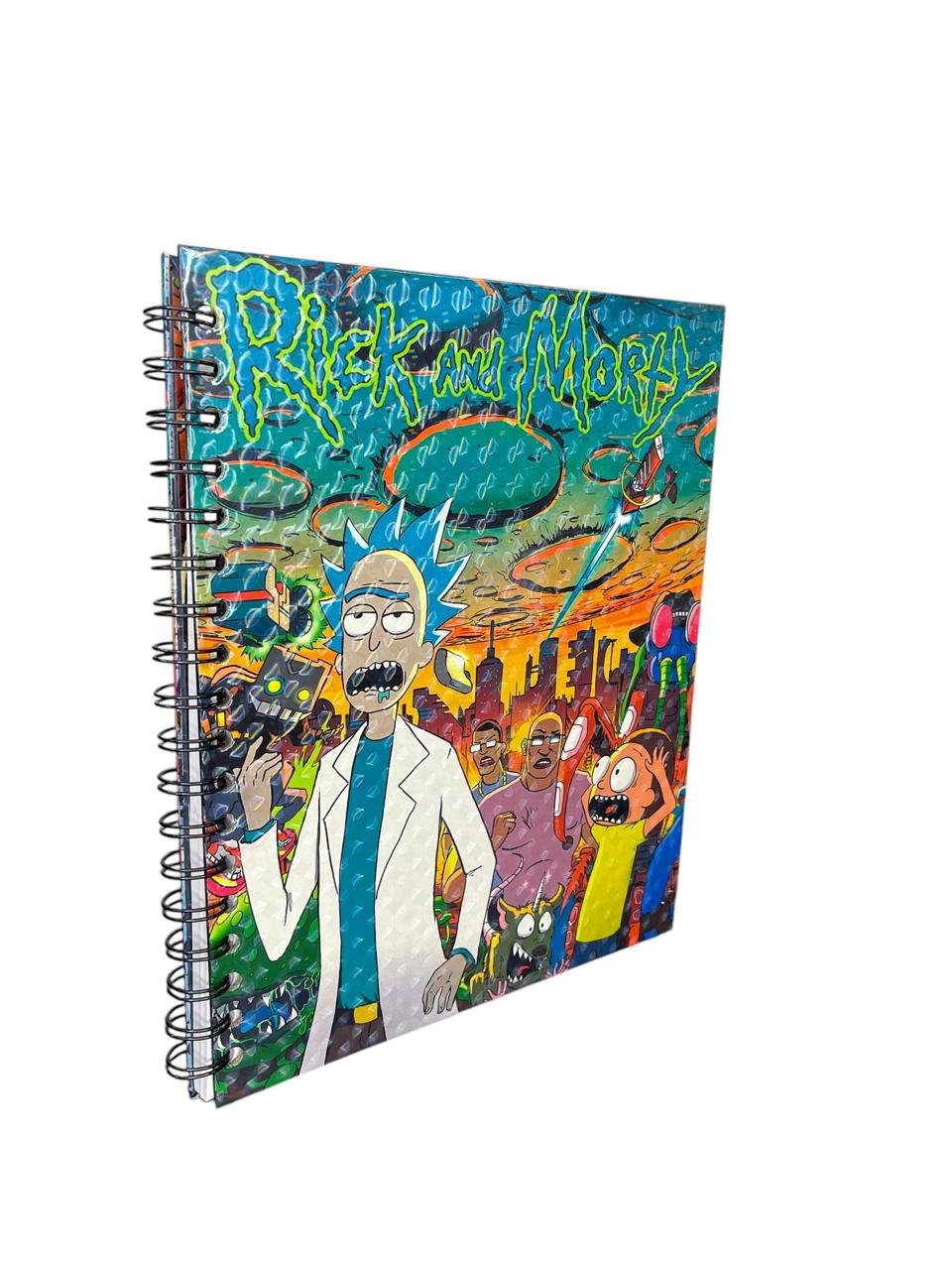 Cuadernos Argollados Rick And Morty