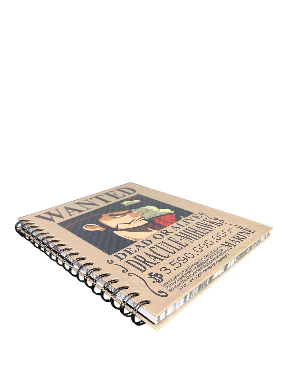 Cuadernos Argollados Wanted Dracule Mihawk - Imagen 2