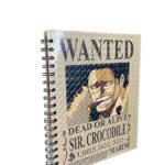 Cuadernos Argollados Wanted Crocodile One Piece