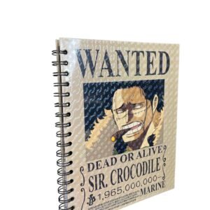 Cuadernos Argollados Wanted Crocodile One Piece