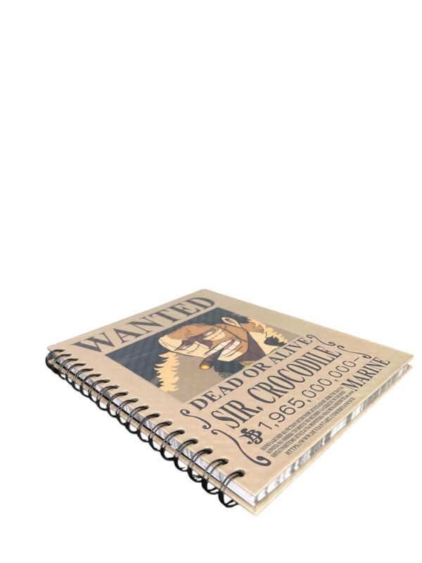 Cuadernos Argollados Wanted Crocodile One Piece - Imagen 2