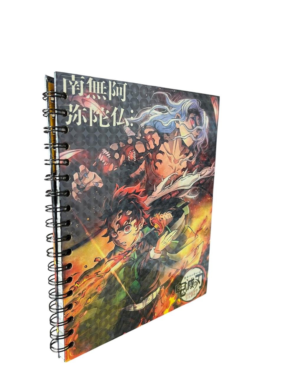 Cuaderno Argollado Una Materia Muzan & Tanjiro Demon Slayer