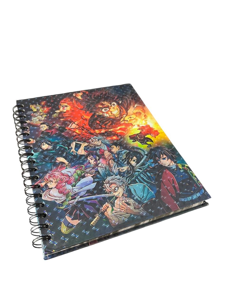 Cuaderno Argollado Una Materia Personajes Demon Slayer - Imagen 5