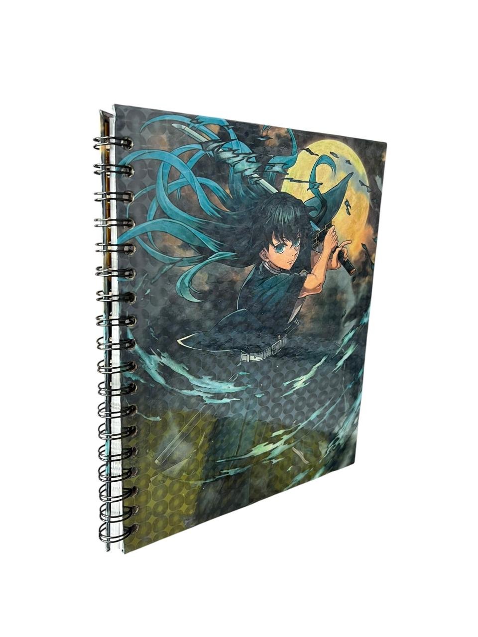 Cuaderno Argollado Una Materia Tokito Luna Demon Slayer