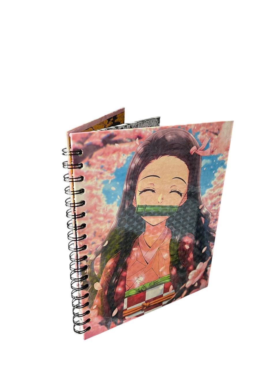 Cuaderno Argollado Una Materia Nezuko Feliz Demon Slayer - Imagen 6