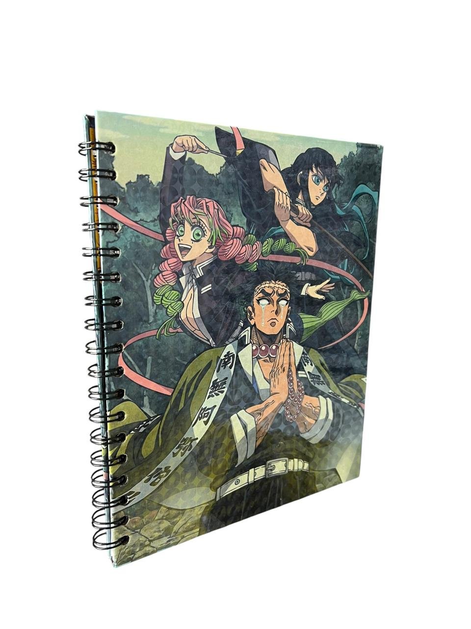 Cuaderno Argollado Una Materia Mitsuri-Tokito- Gyomei Demon Slayer