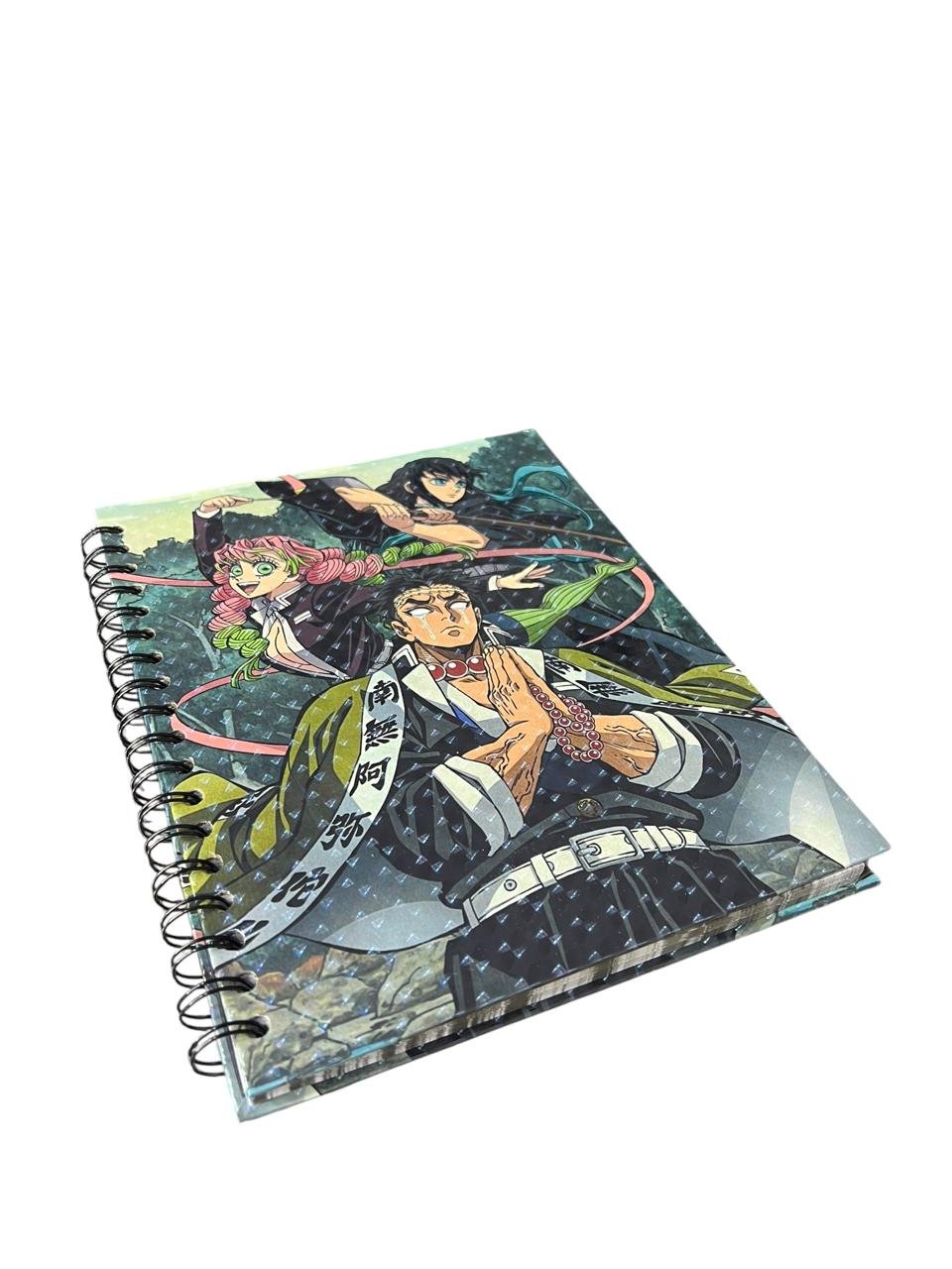 Cuaderno Argollado Una Materia Mitsuri-Tokito- Gyomei Demon Slayer - Imagen 2