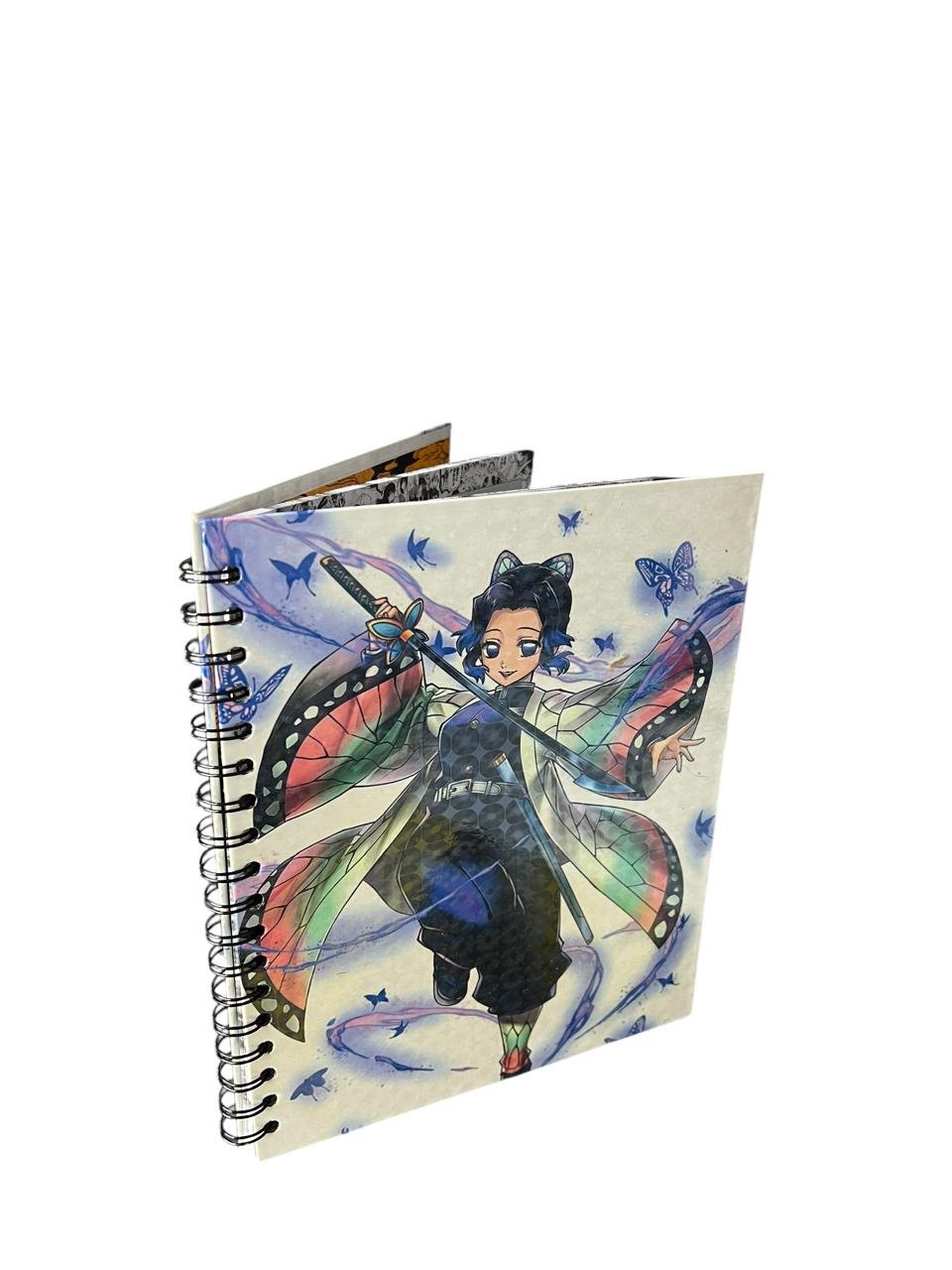 Cuaderno Argollado Una Materia Shinobu Mariposas Demon Slayer - Imagen 6