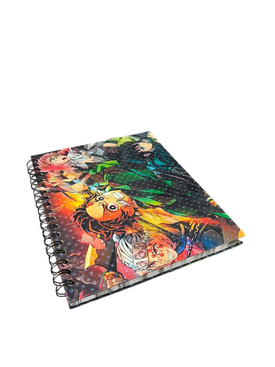 Cuaderno Argollado Una Materia Personajes 5 Demon Slayer - Imagen 5