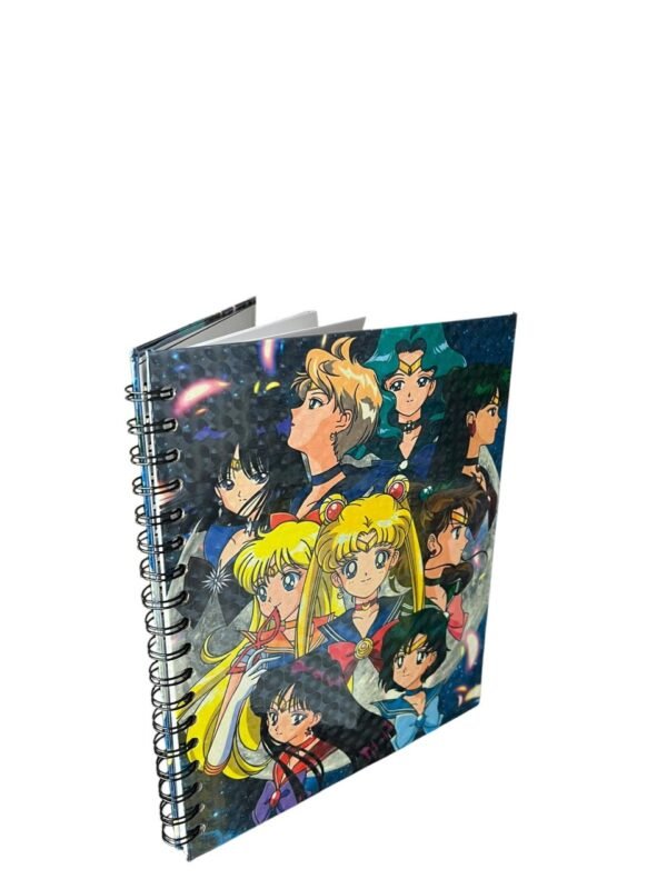 Cuaderno Argollado Una Materia Personajes Sailor Moon - tumundoanime