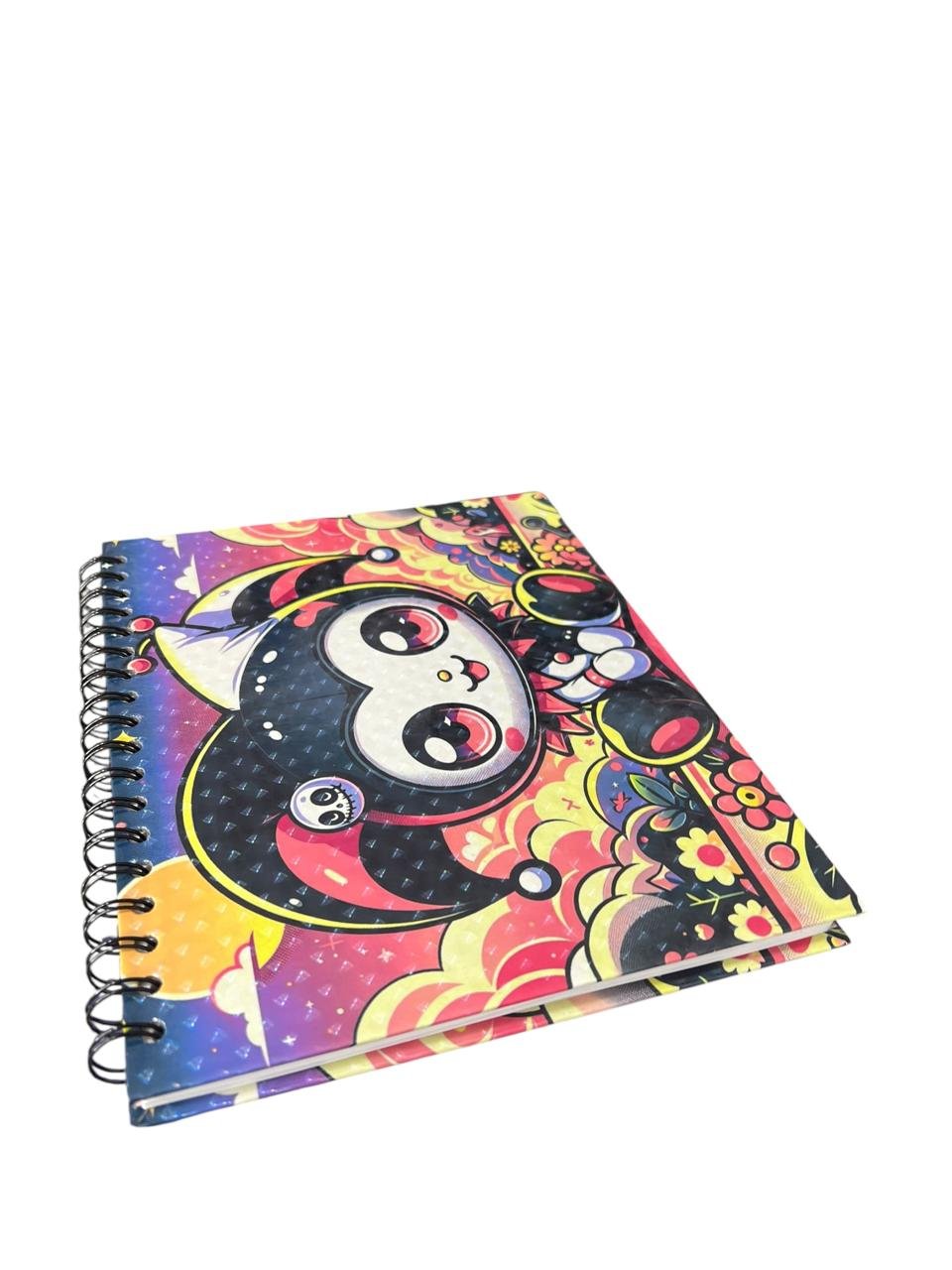 Cuaderno Argollado Una Materia Kuromi Kawaii Sanrio - Imagen 3