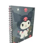 Cuaderno Argollado Una Materia Kuromi Sanrio