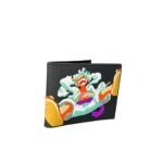 Billetera Goma 3D Luffy Gear 5 One Piece